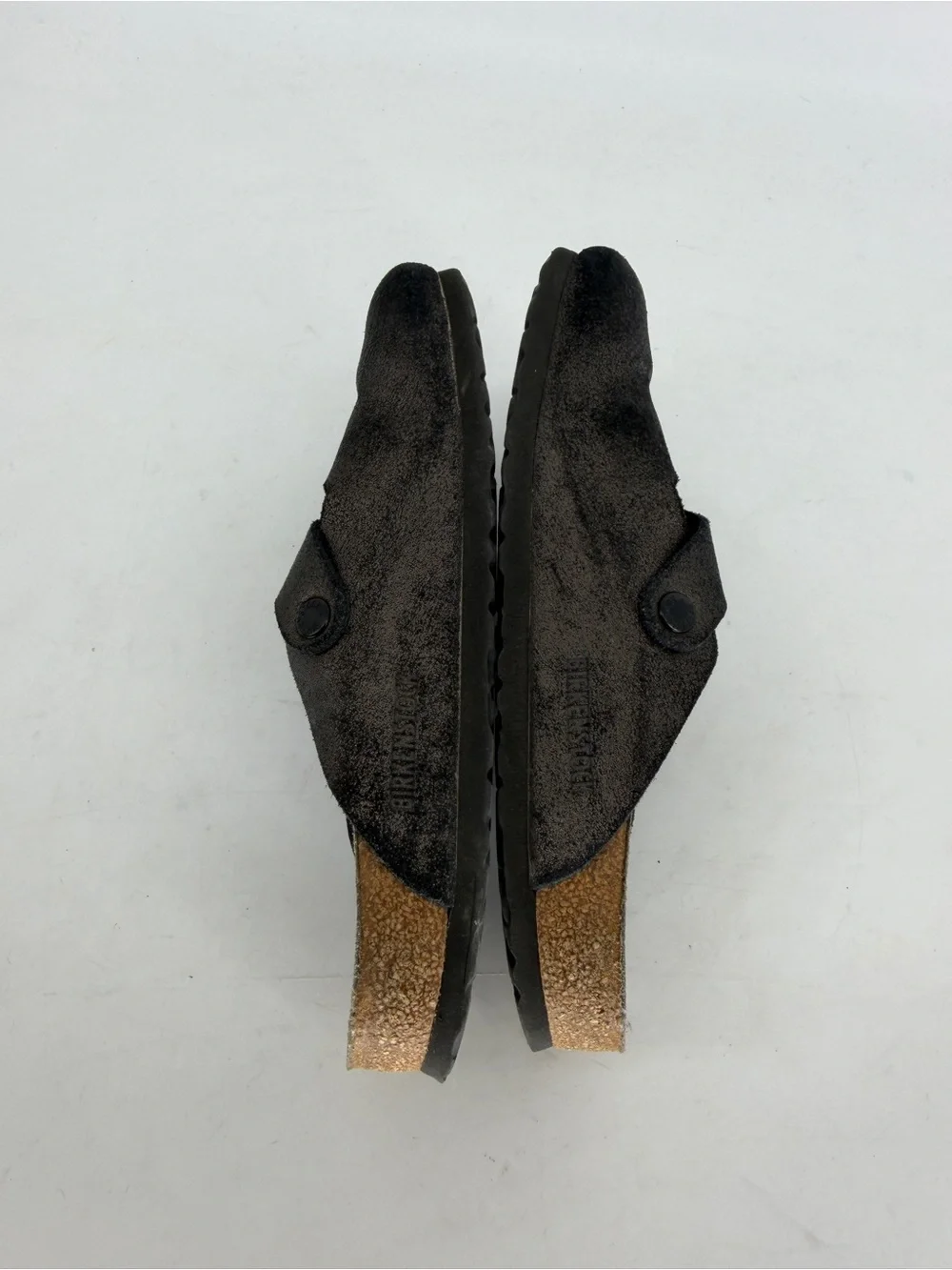Birkenstock Boston  Metallic Leather Clogs Size 41